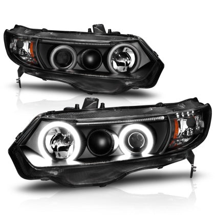 Projector Headlights w/Halo - 06-11 Honda Civic