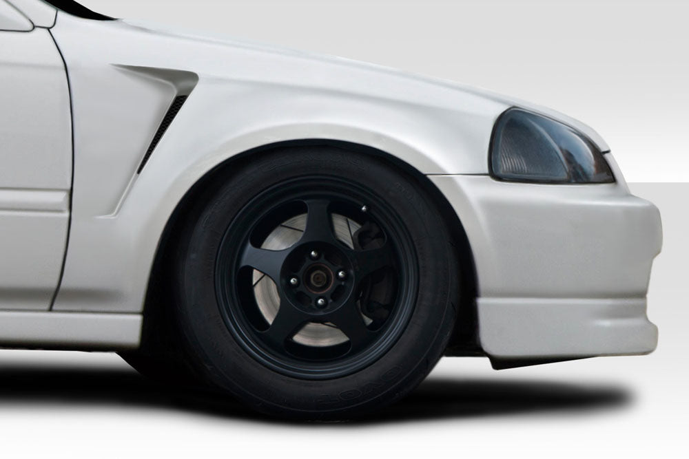 Duraflex F-1 Fenders (2-Piece) - 96-98 Honda Civic