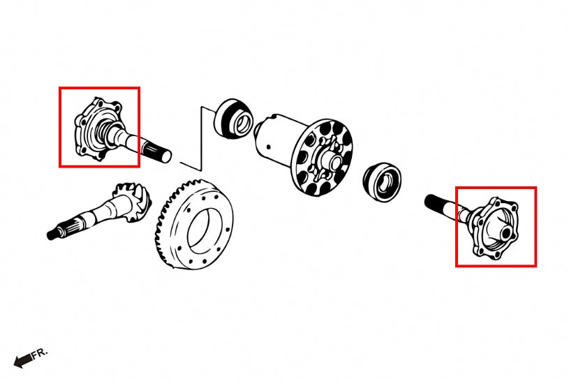 HardRace Axle Spacers - S2000