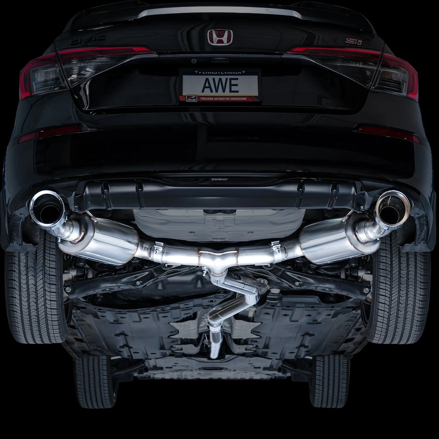 AWE Touring Edition Cat-back Exhaust - 2022+ Civic Si / Acura Integra