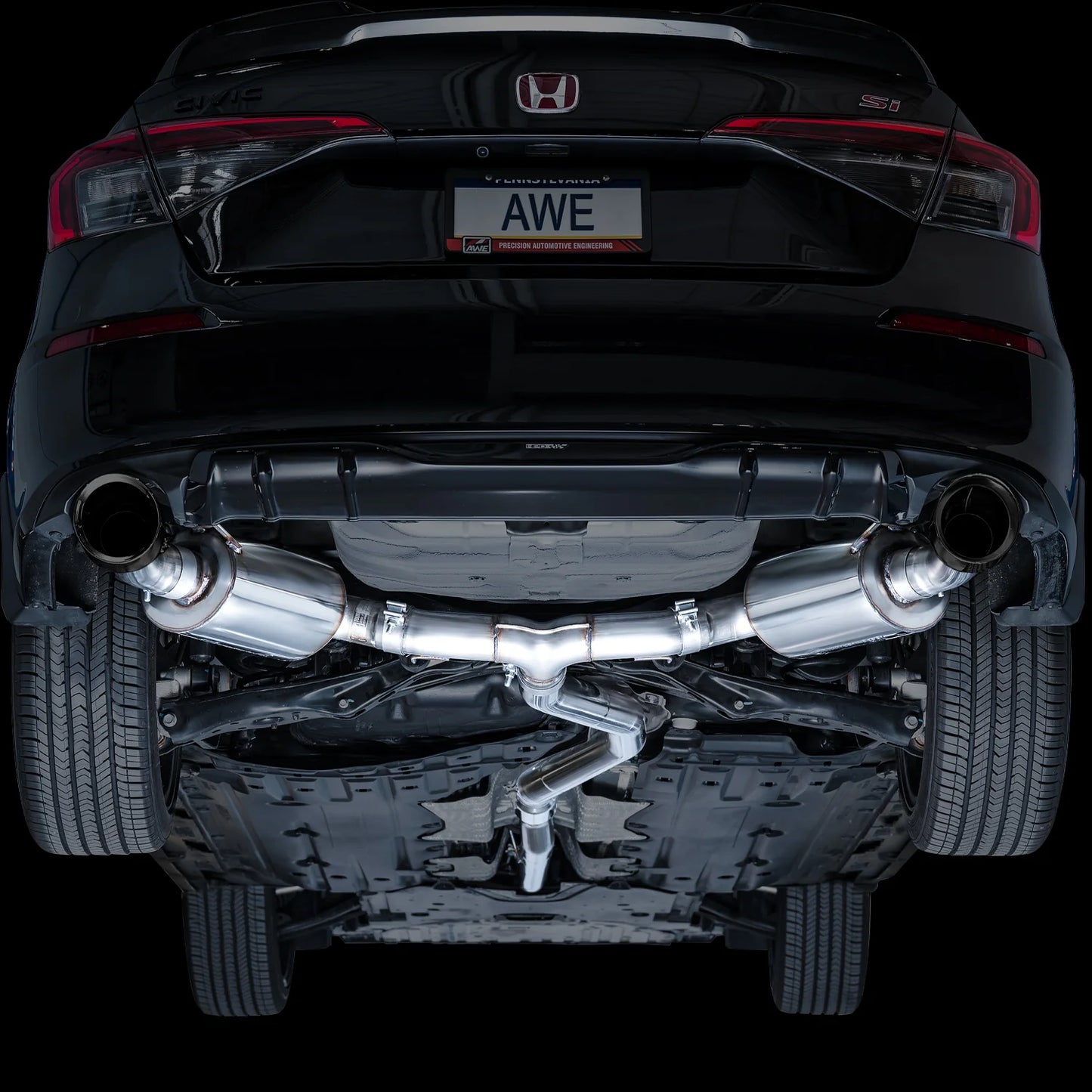 AWE Touring Edition Cat-back Exhaust - 2022+ Civic Si / Acura Integra