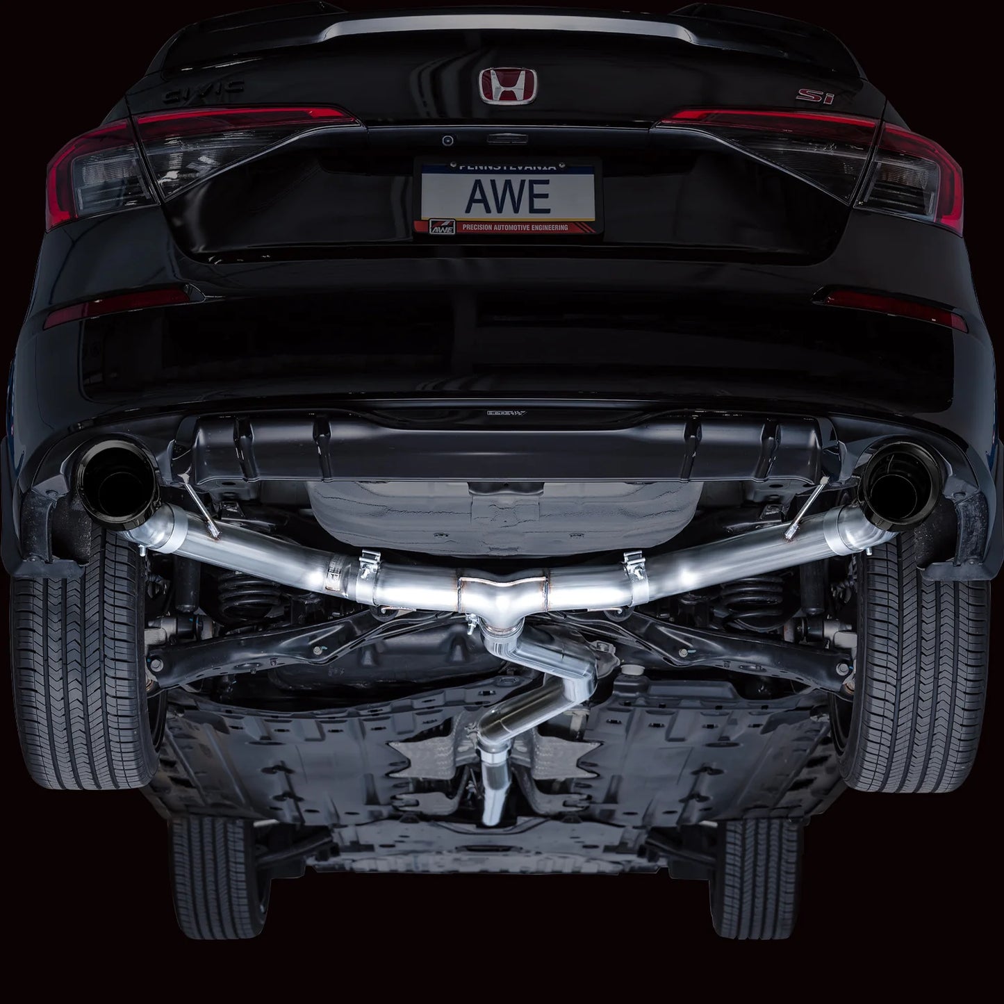 AWE Track Edition Cat-back Exhaust - 2022+ Civic Si / Acura Integra