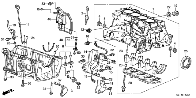 Honda Engine Oil Rear Main Seal - K-Series Engine