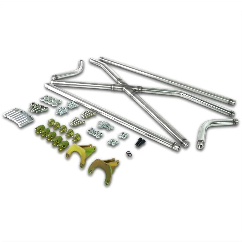 Crossbar X-Bar Miracle C-Pillar Brace for Honda Civic Hatch Acura Integra 3 Door Strut Bar Stainless Steel PLM