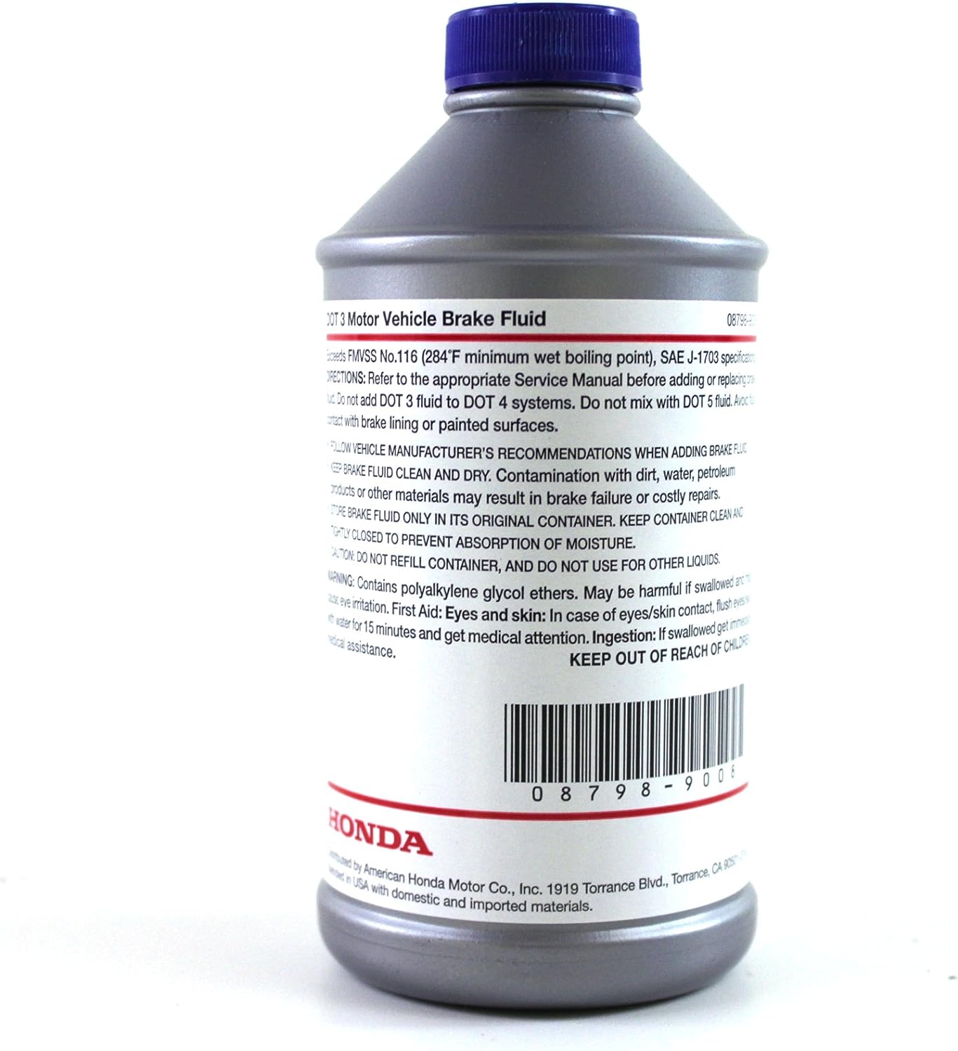 Genuine OEM Honda DOT 3 Brake Fluid