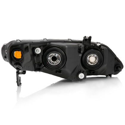 Headlights Black/Amber - 06-11 Honda Civic (Sedan)