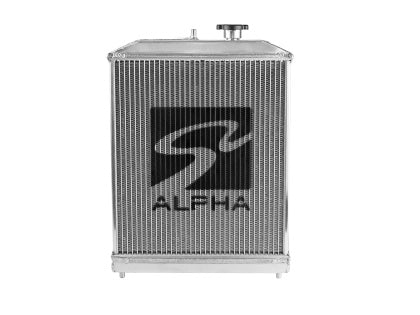 Skunk2 Half-size Dual Core Radiator - 92-00 Honda Civic