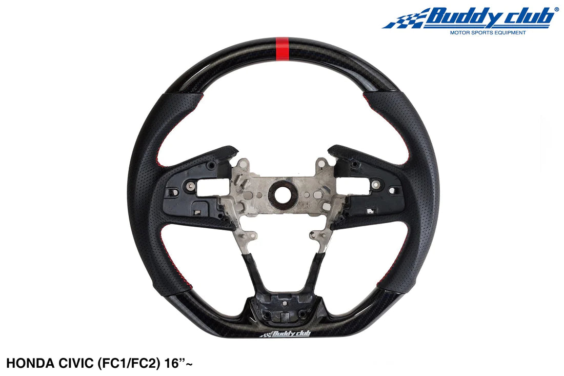 Buddy Club Racing Spec Steering Wheel - Fits 2016-2021 Honda Civic