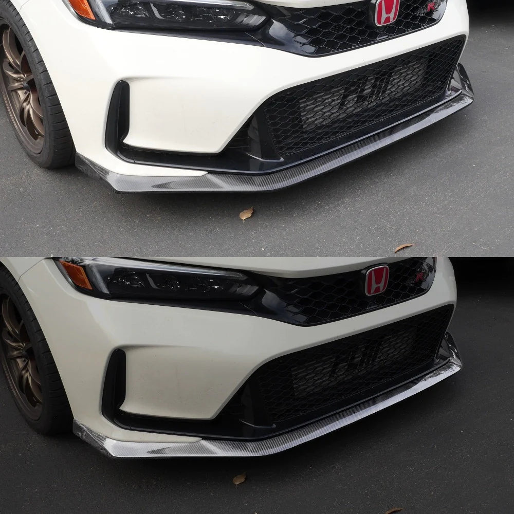 PLM Carbon Fiber Front Bumper Lip - 23+ Civic Type-R