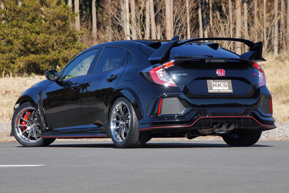 HKS Legamax Cat-Back Exhaust - 17+ Civic Type-R