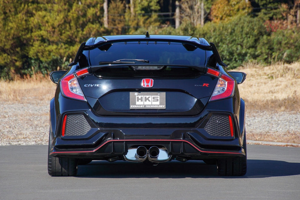 HKS Legamax Cat-Back Exhaust - 17+ Civic Type-R