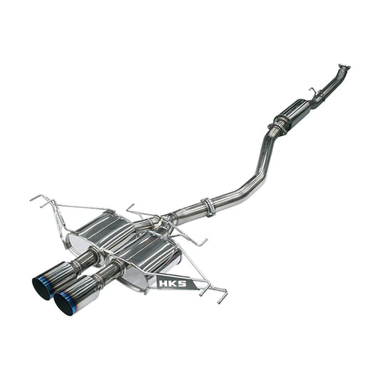 HKS Legamax Cat-Back Exhaust - 17+ Civic Type-R