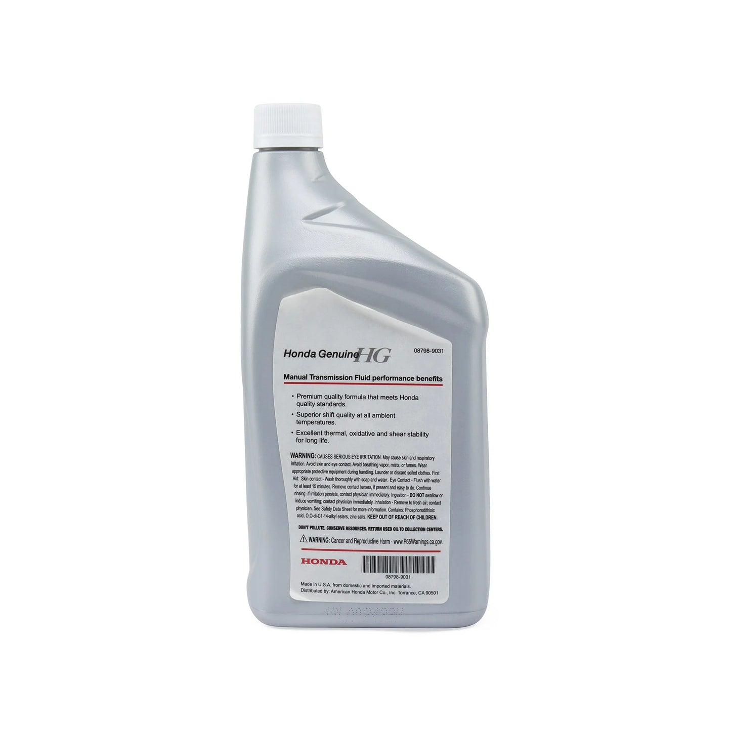 Honda Manual Transmission Fluid