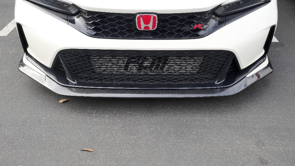 PLM Carbon Fiber Front Bumper Lip - 23+ Civic Type-R