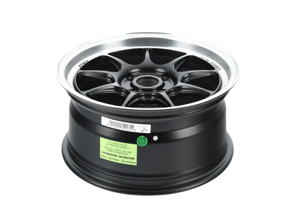 Konig Countergram 4x100 Wheels - Matte Black w/ Machined Lip