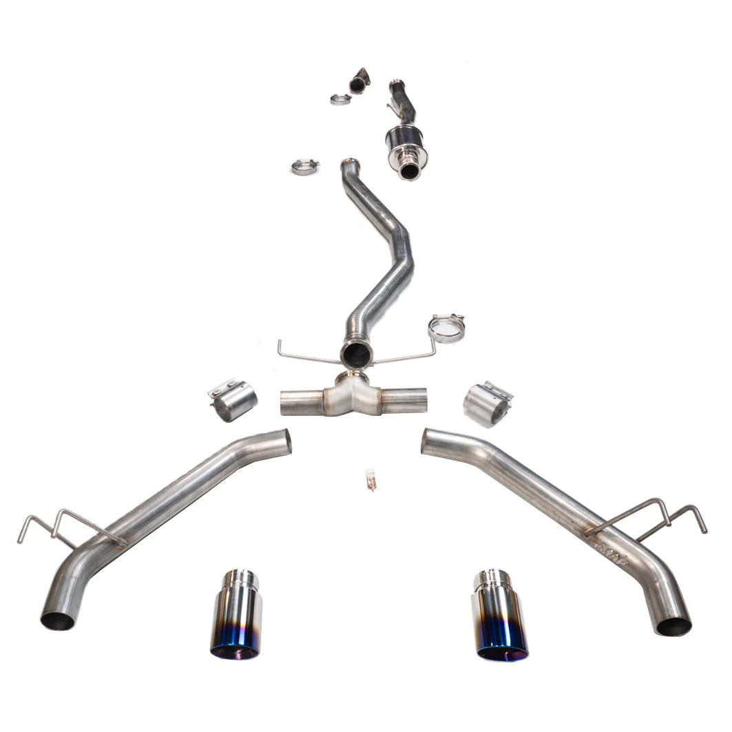 Dual-Tip Cat-back Exhaust - 2022+ Honda Civic Si